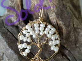 14k gf freshwater pearl tree of life pendant by PhoenixFire Designs